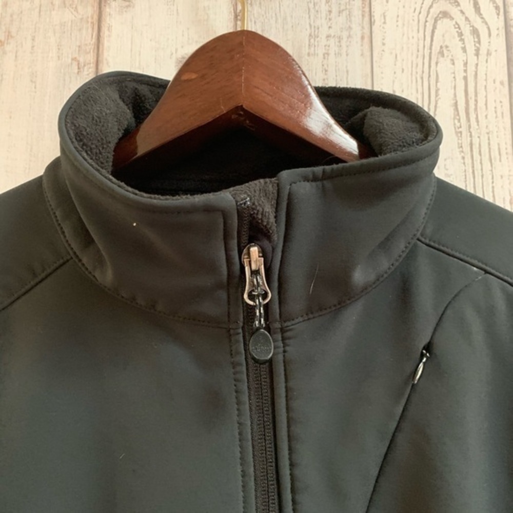 Llbean Black Jacket Size Medium - image 4